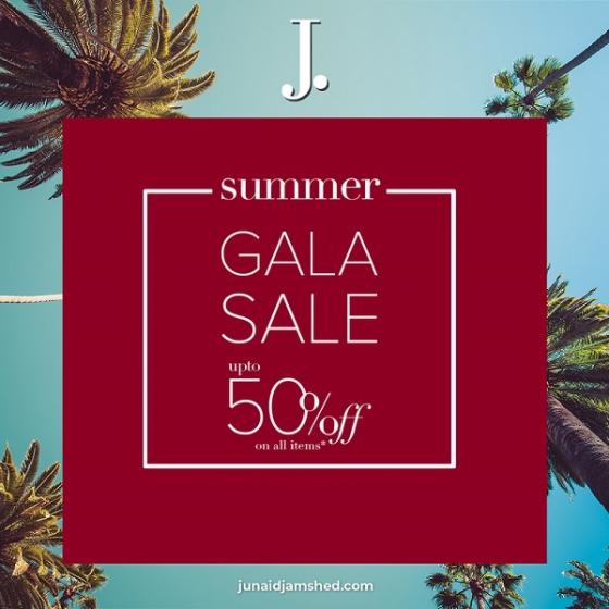 J. Junaid Jamshed Summer Gala Sale 2023! upto 50 OFF starting from 4th